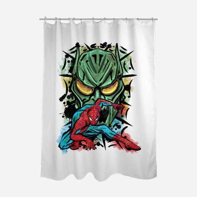 Spider Nemesis-None-Polyester-Shower Curtain-nickzzarto