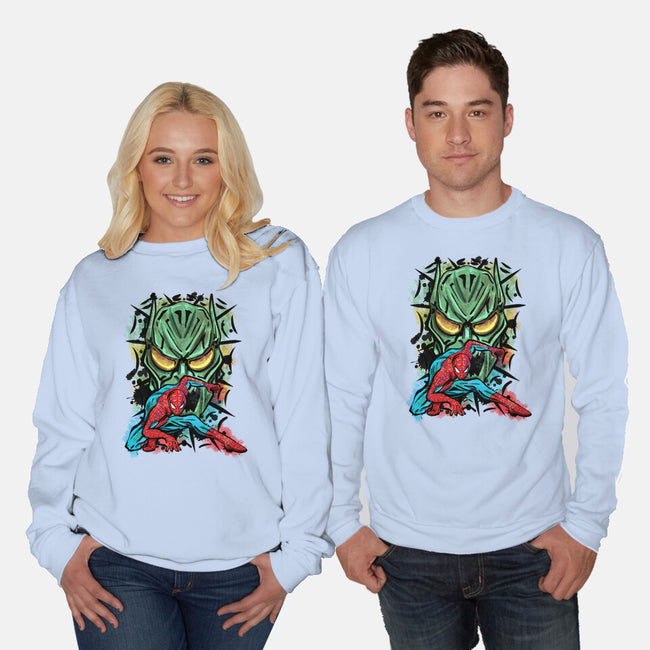 Spider Nemesis-Unisex-Crew Neck-Sweatshirt-nickzzarto