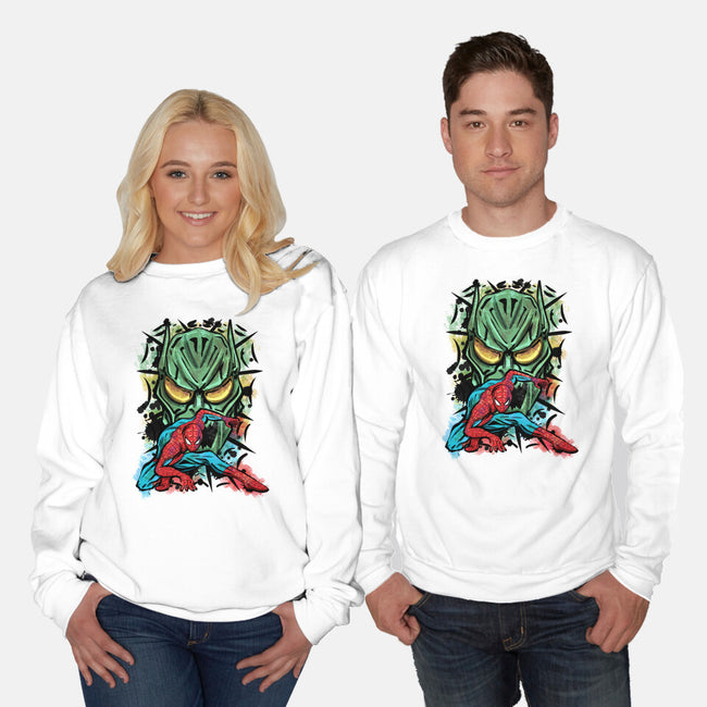 Spider Nemesis-Unisex-Crew Neck-Sweatshirt-nickzzarto