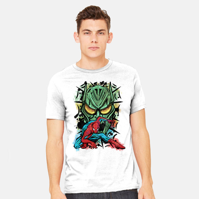 Spider Nemesis-Mens-Heavyweight-Tee-nickzzarto