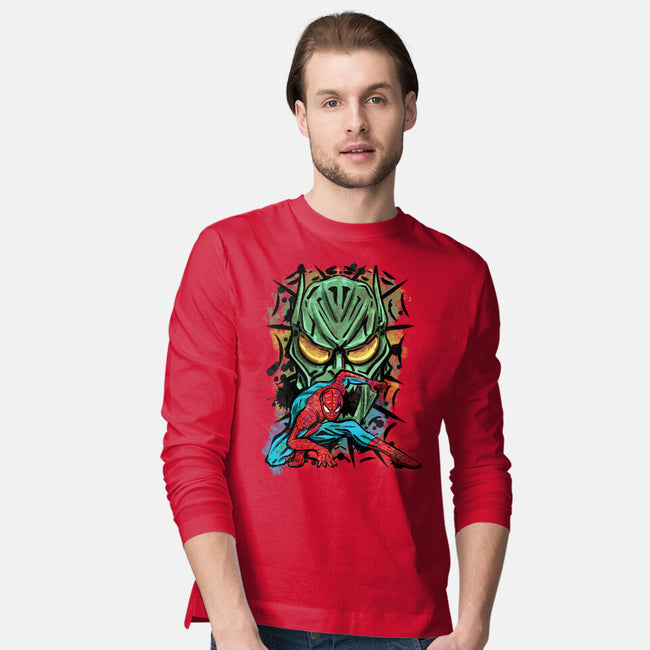 Spider Nemesis-Mens-Long Sleeved-Tee-nickzzarto