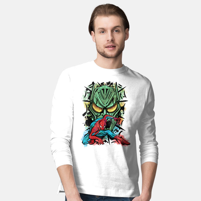 Spider Nemesis-Mens-Long Sleeved-Tee-nickzzarto