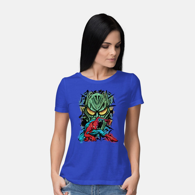 Spider Nemesis-Womens-Basic-Tee-nickzzarto