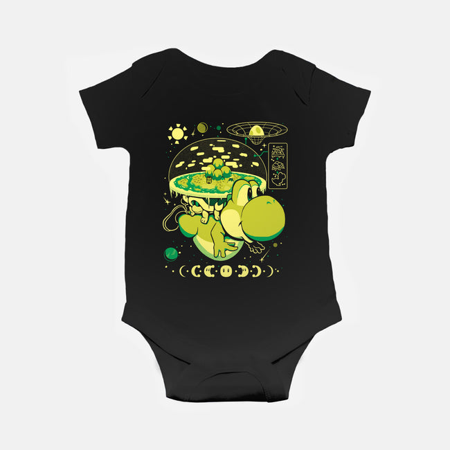 Whole World In His Shell-Baby-Basic-Onesie-Heyra Vieira