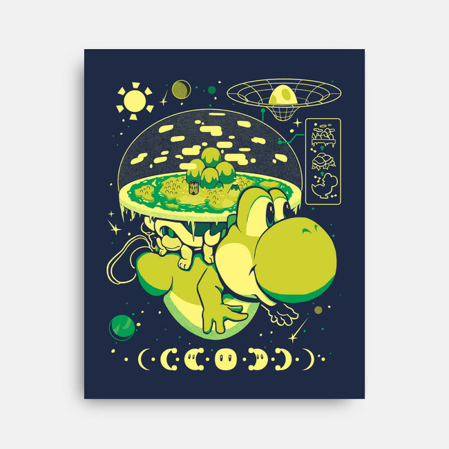 Whole World In His Shell-None-Stretched-Canvas-Heyra Vieira