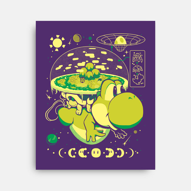 Whole World In His Shell-None-Stretched-Canvas-Heyra Vieira