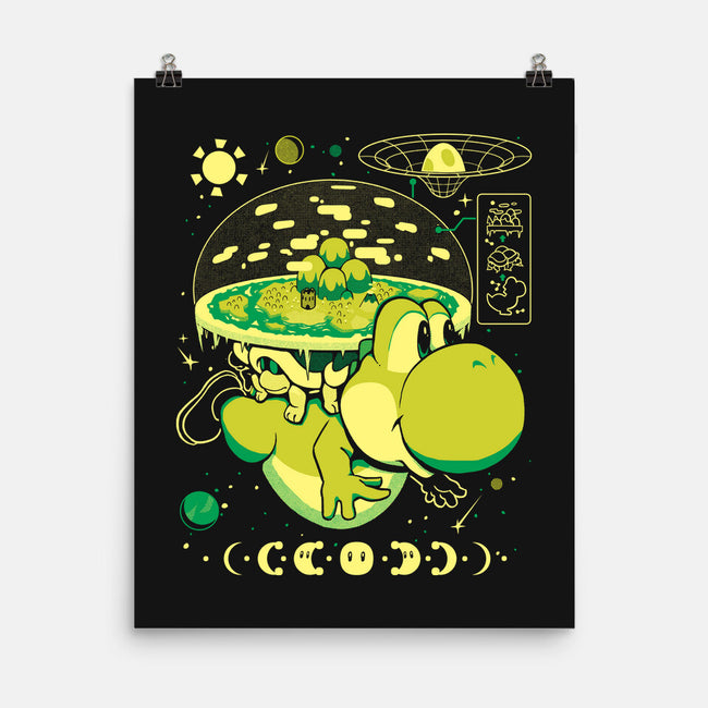 Whole World In His Shell-None-Matte-Poster-Heyra Vieira