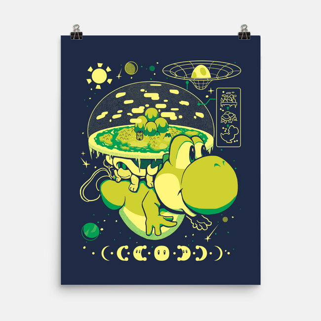 Whole World In His Shell-None-Matte-Poster-Heyra Vieira