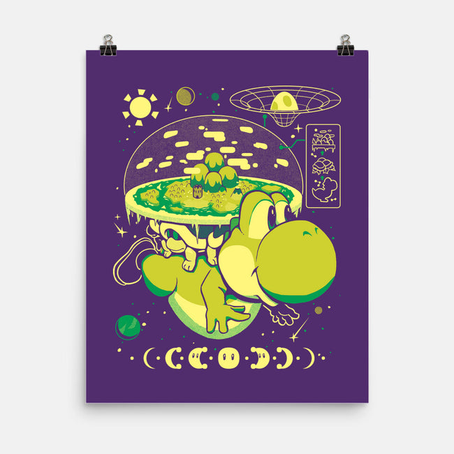 Whole World In His Shell-None-Matte-Poster-Heyra Vieira