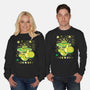 Whole World In His Shell-Unisex-Crew Neck-Sweatshirt-Heyra Vieira