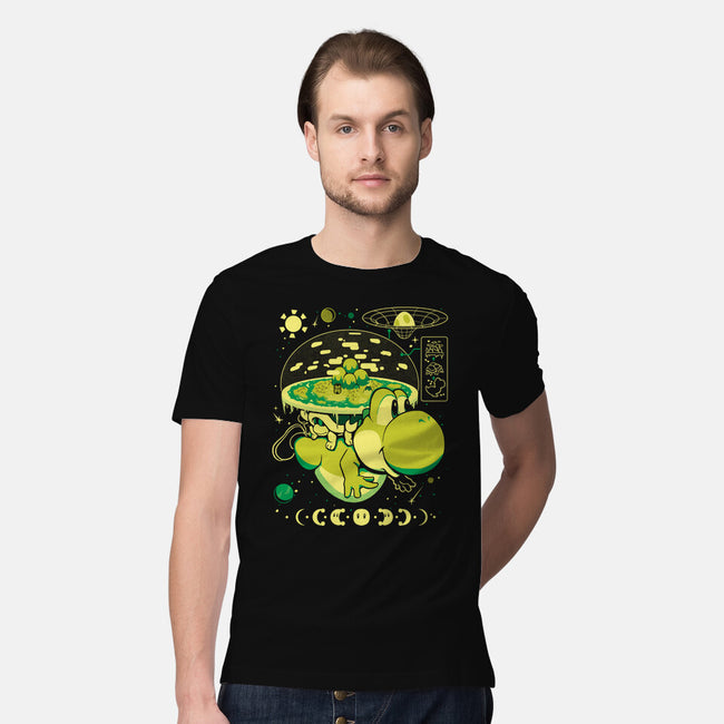 Whole World In His Shell-Mens-Premium-Tee-Heyra Vieira