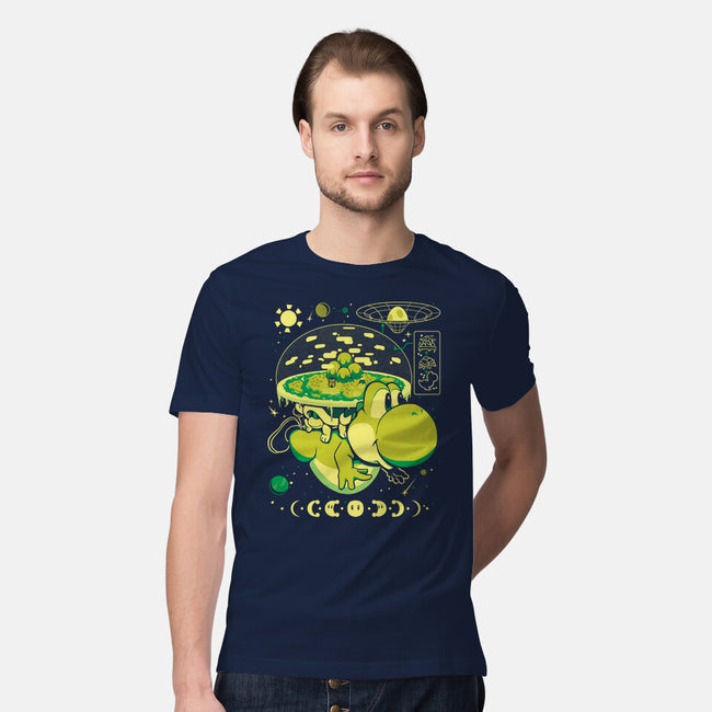 Whole World In His Shell-Mens-Premium-Tee-Heyra Vieira