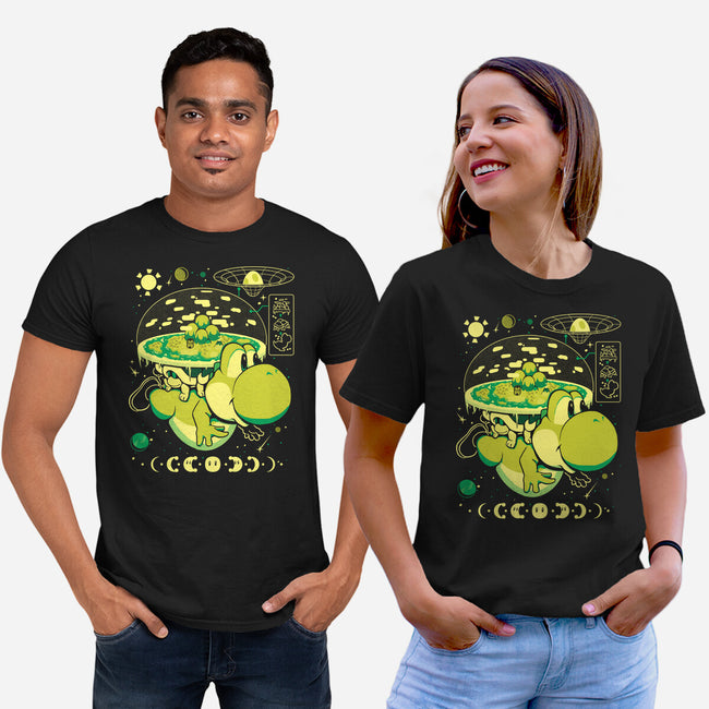Whole World In His Shell-Unisex-Basic-Tee-Heyra Vieira