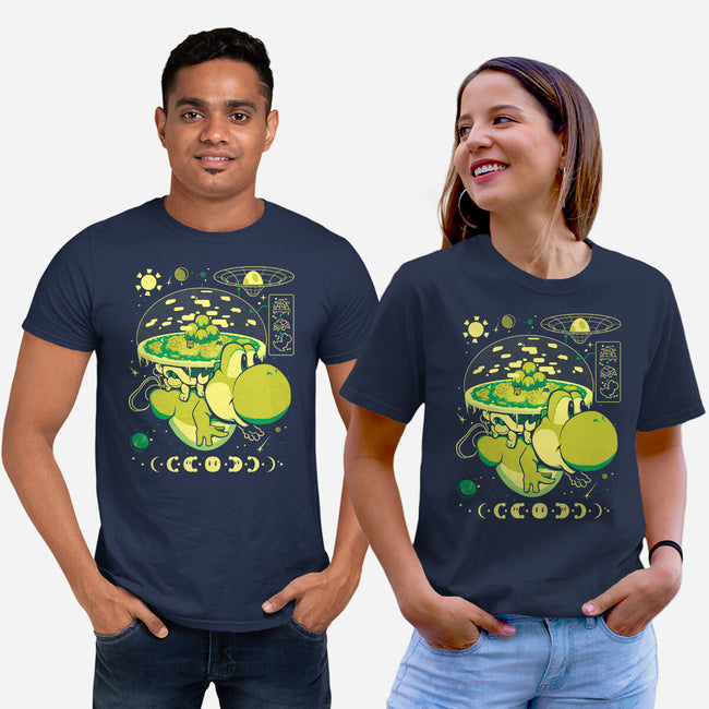 Whole World In His Shell-Unisex-Basic-Tee-Heyra Vieira