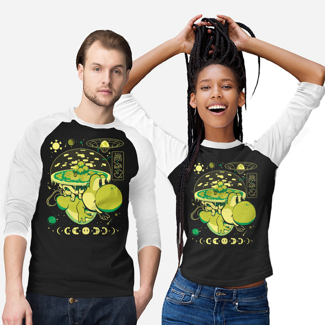Whole World In His Shell-Unisex-Baseball-Tee-Heyra Vieira