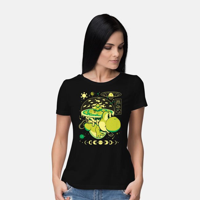 Whole World In His Shell-Womens-Basic-Tee-Heyra Vieira