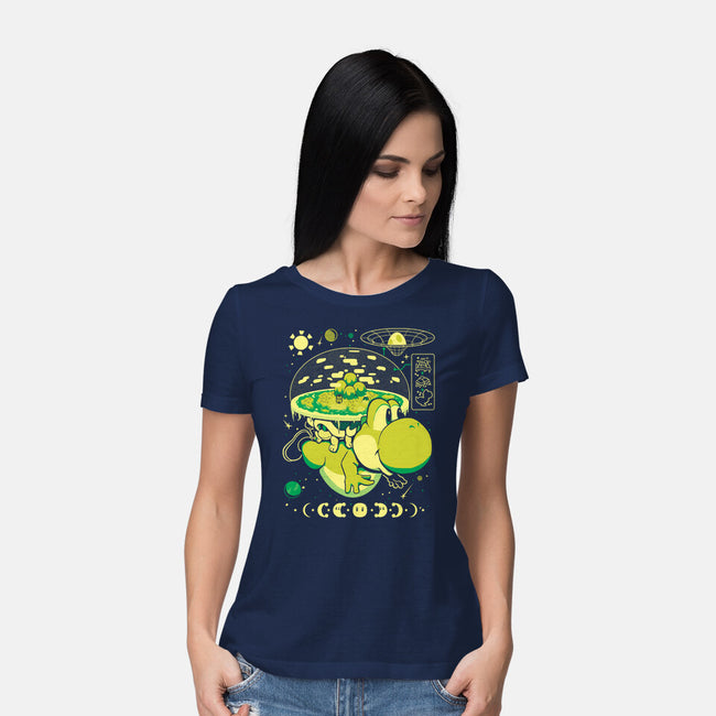 Whole World In His Shell-Womens-Basic-Tee-Heyra Vieira