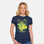 Whole World In His Shell-Womens-Fitted-Tee-Heyra Vieira