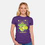 Whole World In His Shell-Womens-Fitted-Tee-Heyra Vieira