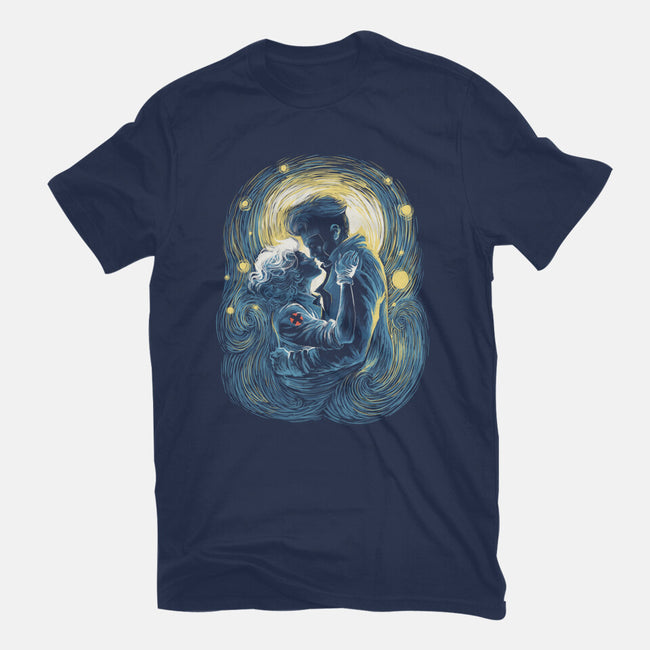 Starry Love-Womens-Fitted-Tee-zascanauta