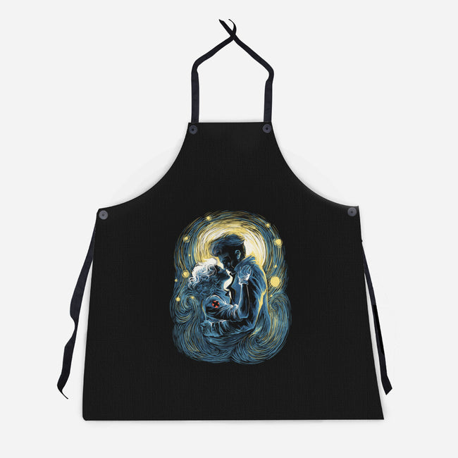 Starry Love-Unisex-Kitchen-Apron-zascanauta