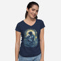 Starry Love-Womens-V-Neck-Tee-zascanauta