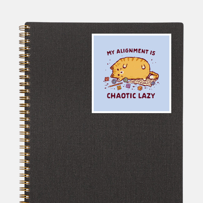 Chaotic Lazy-None-Glossy-Sticker-kg07