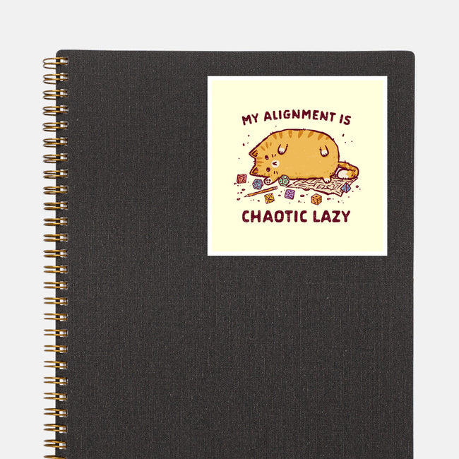 Chaotic Lazy-None-Glossy-Sticker-kg07
