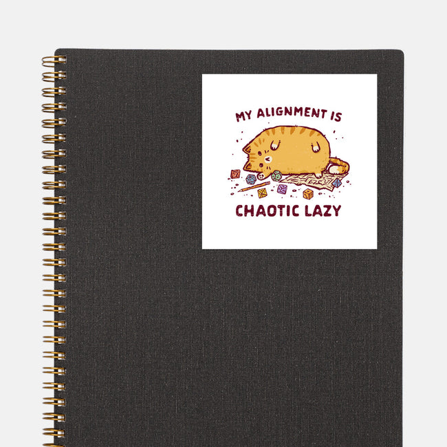 Chaotic Lazy-None-Glossy-Sticker-kg07