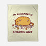 Chaotic Lazy-None-Fleece-Blanket-kg07