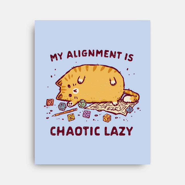 Chaotic Lazy-None-Stretched-Canvas-kg07