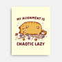 Chaotic Lazy-None-Stretched-Canvas-kg07