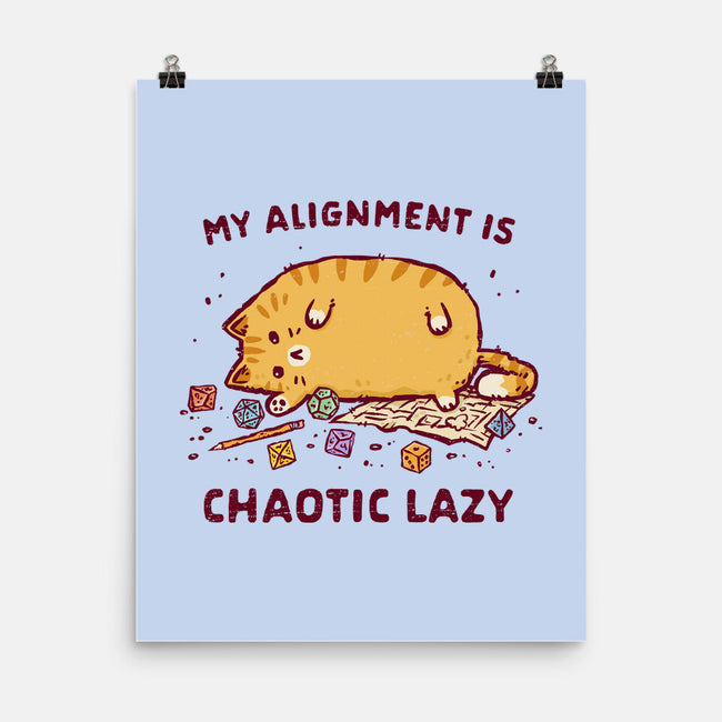 Chaotic Lazy-None-Matte-Poster-kg07