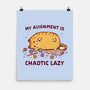 Chaotic Lazy-None-Matte-Poster-kg07