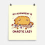 Chaotic Lazy-None-Matte-Poster-kg07