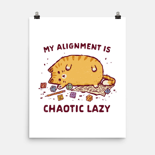 Chaotic Lazy-None-Matte-Poster-kg07