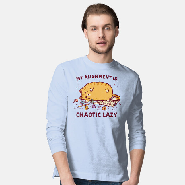 Chaotic Lazy-Mens-Long Sleeved-Tee-kg07