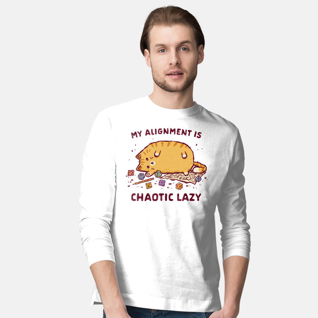 Chaotic Lazy-Mens-Long Sleeved-Tee-kg07