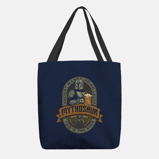 Mythosaur Lager-None-Basic Tote-Bag-teesgeex