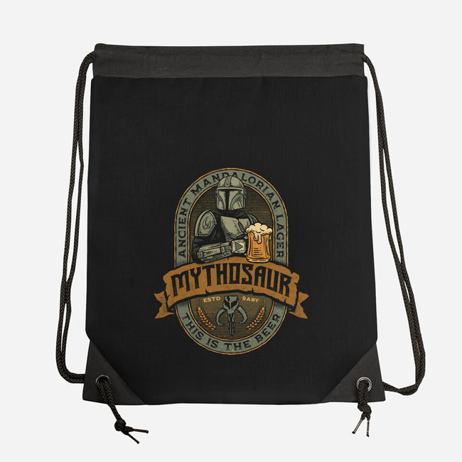 Mythosaur Lager-None-Drawstring-Bag-teesgeex