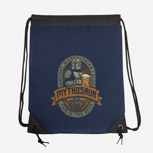 Mythosaur Lager-None-Drawstring-Bag-teesgeex