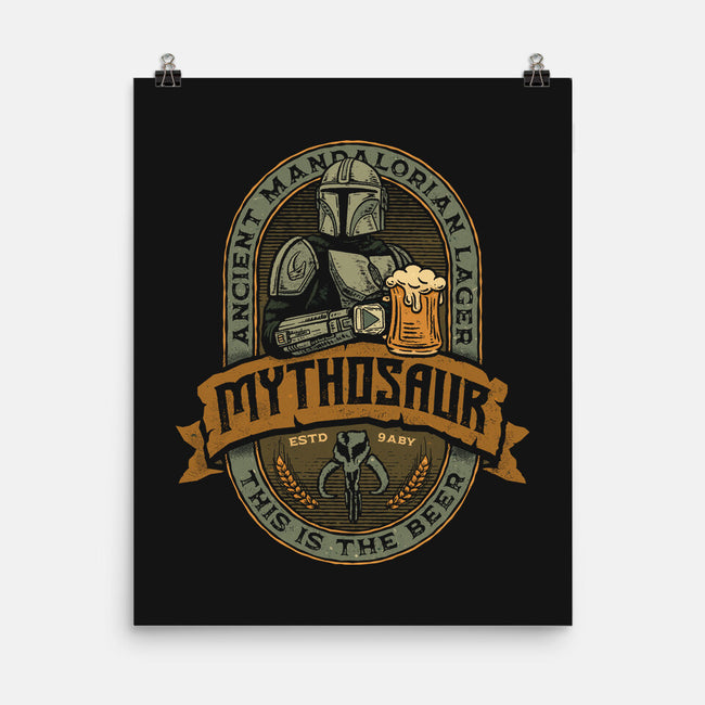 Mythosaur Lager-None-Matte-Poster-teesgeex