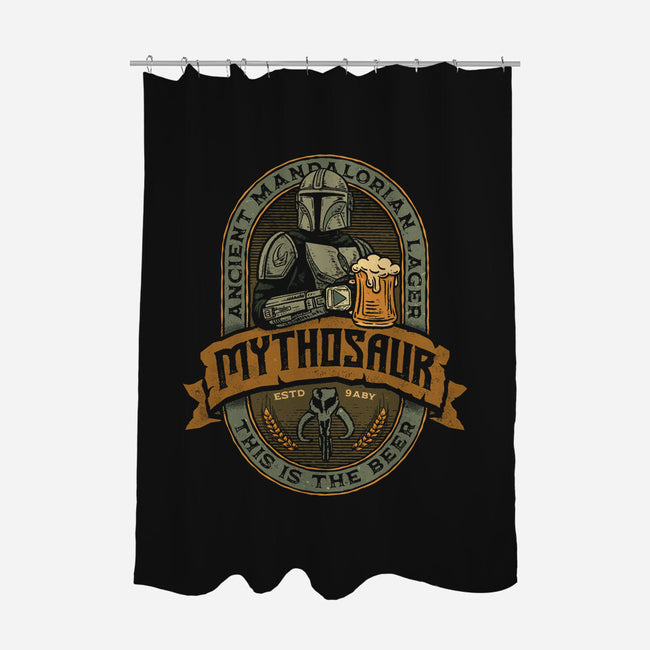 Mythosaur Lager-None-Polyester-Shower Curtain-teesgeex