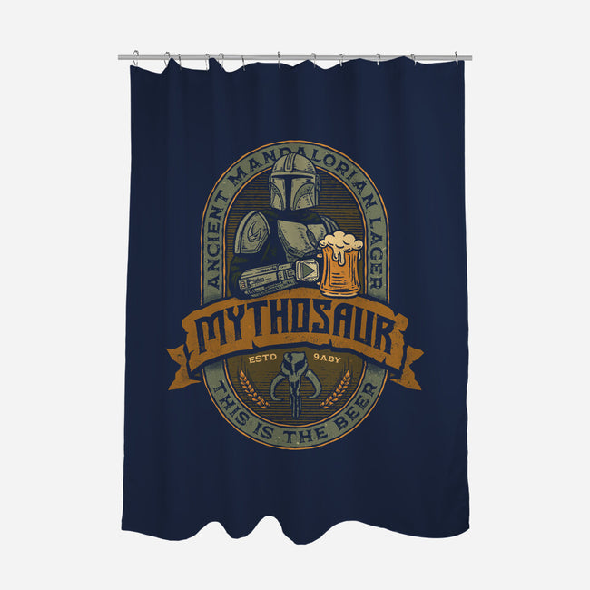 Mythosaur Lager-None-Polyester-Shower Curtain-teesgeex