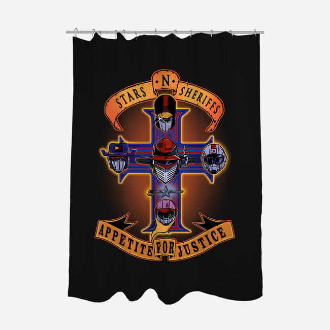 Stars N Sheriffs-None-Polyester-Shower Curtain-AndreusD