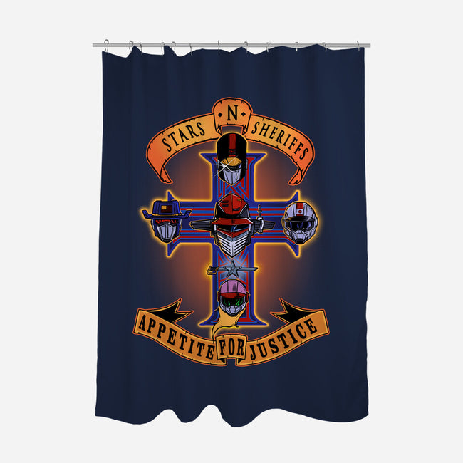 Stars N Sheriffs-None-Polyester-Shower Curtain-AndreusD