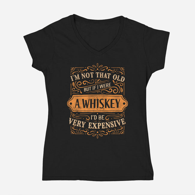 I'm Not That Old-Womens-V-Neck-Tee-koalastudio