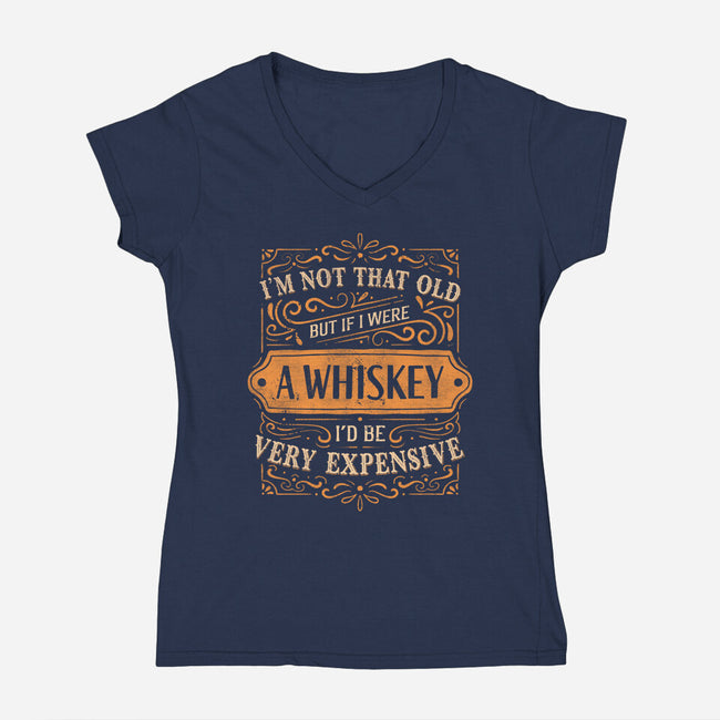 I'm Not That Old-Womens-V-Neck-Tee-koalastudio