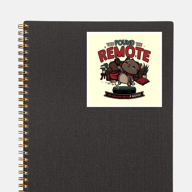 The Lost Remote-None-Glossy-Sticker-teesgeex