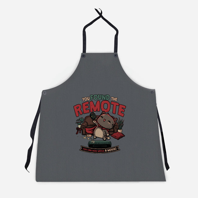 The Lost Remote-Unisex-Kitchen-Apron-teesgeex